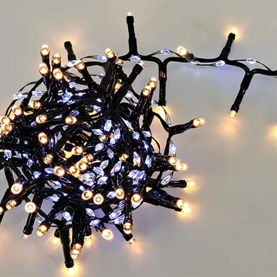 Immagine prodotto di Catena LED a grappolo Snowfall outdoor 755 bianco caldo/bianco freddo, IP44, timer 6/18 ore