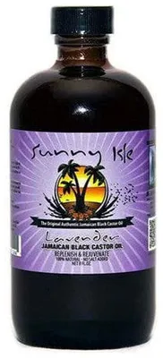 Obrázok produktu pre Sunny Isle Jamajský čierny ricínový olej 8oz. Levanduľa