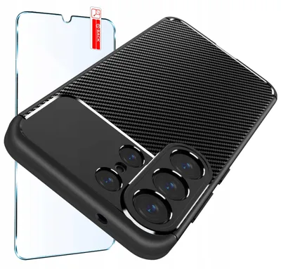 Zdjęcie produktu dla Zestaw Etui Do Samsung S26 Ultra Pancerne Carbon Case + Szkło