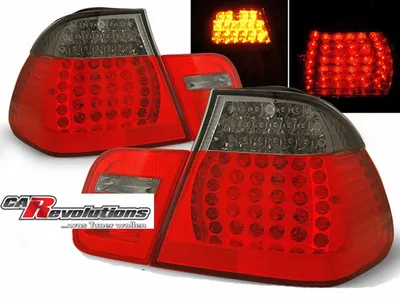 Produktbild von LED Rückleuchten Set für BMW E46 09.2001-03.2005 Limousine Set rot matt