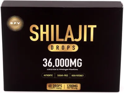 Produktbild von Reines Shilajit 4 x 60 XXL-Tabletten, hochdosiert 1200 mg in bester Qualität