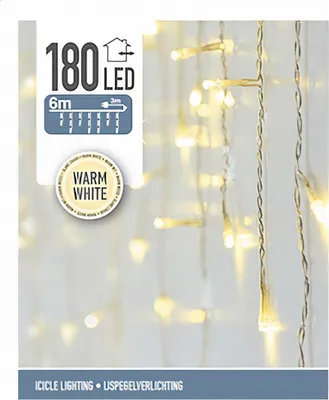 Obrázek produktu pro Světelný řetězec 180 LED: Ideální na Vánoce, uvnitř i venku
