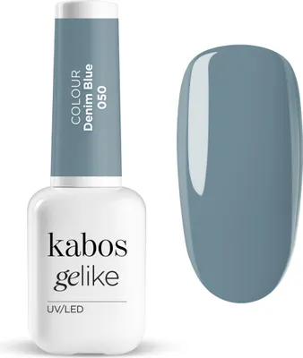 Obrázek produktu pro Kabos UV hybridní lak na nehty Gelike 050 Denim Blue 8ml Nail Art