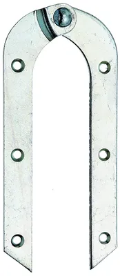 Produktbild von GAH-Alberts Leiterband gebogen, Scharnier, Gelb, Stahl, Außentürelement, 200 mm, 5,8 mm