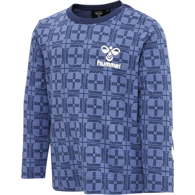 Produktbild von hummel hmlCHECK T-SHIRT L/S - BLUE HORIZON - 68