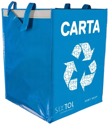 Obrázok produktu pre Taška na triedený odpad SORT EASY CARTA IT, 30x30x40 cm, 36 l
