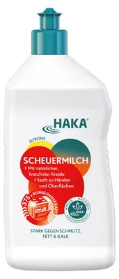 Produktbild von HAKA Reinigungsmittel mit natürlicher Kreide, stark gegen Schmutz, Fett und Kalk, 750ml