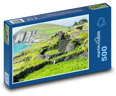 Produktbild von Puzzle 500 Steinige Ruinen am Meer - martinpuzzle