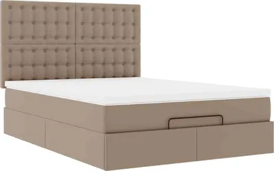 Immagine prodotto di Struttura Letto Pouf con Materasso 140x190 cm Pelle finta