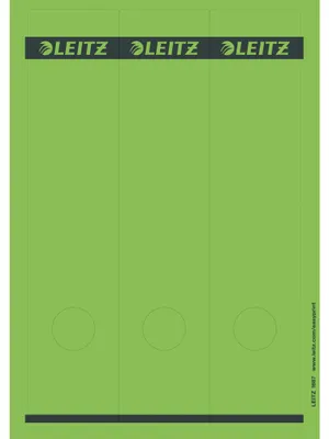 Produktbild von Leitz Ordneretikett 16870055 lang/breit Papier grün 75 St./Pack.