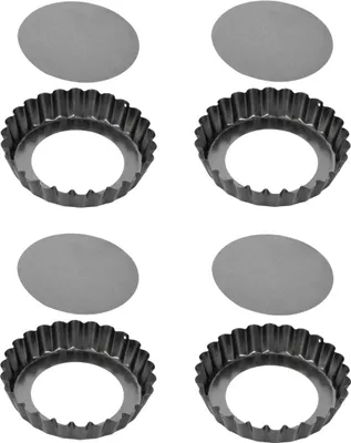 Produktbild von Obstkuchenform mit abnehmbarem Boden DELÍCIA ø 10 cm, 4 St.
