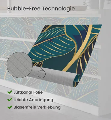 Produktbild von Kommodenaufkleber für IKEA Malm 6 Schubladen breit, Abstraktes Saxofon mit Noten, UV-geschützte Möbelfolie, abwischbar, temperaturbeständig bis 70°C, langlebig, rückstandsfrei ablösbar, blasenfreie Anbringung, 0.001 m (Breite) 0.633 m (Höhe)