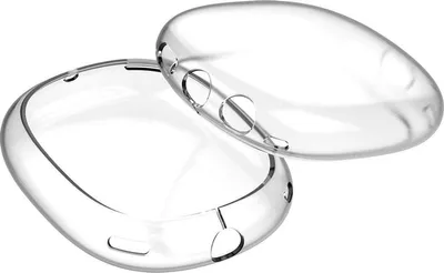 Immagine prodotto di Custodie compatibili con Apple AirPods Max - Custodie in silicone - Trasparente - Adatte per Airpods Max - Custodie per cuffie