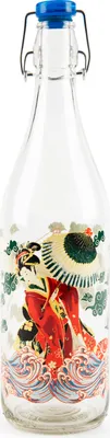 Produktbild von Excelsa glasflasche Kimono 1 L bunt