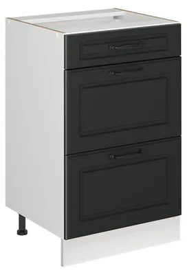 Obrázek produktu pro Spodní skříňka kuchyňské linky Vicco R-Line Antracitový venkovský dům/Bílá 50 cm bez pracovní desky, Model 69714