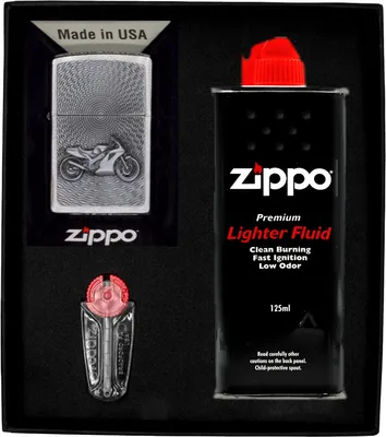 Obrázok produktu pre Sada zapaľovačov ZIPPO MOTOR BIKE EMBLEM dar No1
