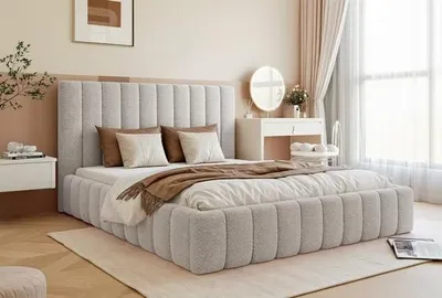 Produktbild von Polsterbett s Schlafzimmerbett IMPERIA mit elegantem Kopfteil & Stauraum