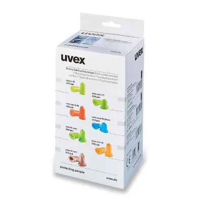 Immagine prodotto di uvex tappi per orecchie hi-com 2112119 marrone SNR 24 dB 300 paia taglia M
