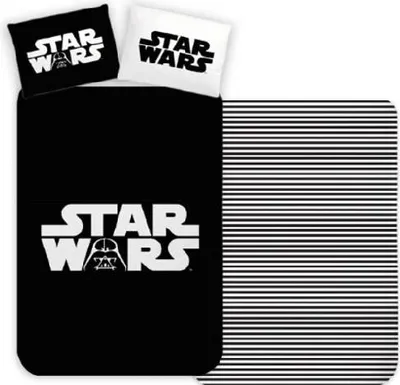 Zdjęcie produktu dla Poszwa na kołdrę Star Wars - 140 x 200 cm czarna
