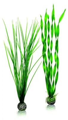 Produktbild von Pflanzen Set L grün, 2er Set - künstliches Dekopflanzen-Set für Aquarien