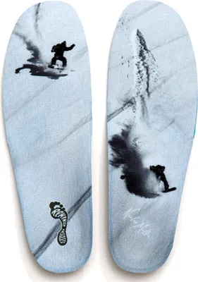 Produktbild von Remind Insoles Herren Innensohle Nicolas Muller Hand Plant, Größe:40, Farben:light blue