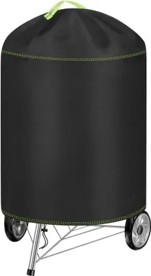 Obrázek produktu pro Plachta na gril odolná proti povětrnostním vlivům, 420D Oxford, Ø 63 x 88 cm, odolná proti UV záření, odolná proti oděru