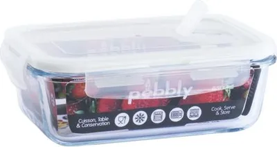 Produktbild von Aufbewahrungsbox rechteckig 0,85 l - Pebbly