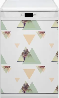 Produktbild von Küche Dekorative Magnete  Magnet Folie für Geschirrspüler 45x80 cm   - Handflächen in Dreiecken