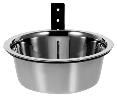 Produktbild von Erhöhte Hundeschale - Wandmontierte Futterschüssel für große Hunde, rutschfest und multifunktional für Futter und Wasser, 21 cm x 21 cm x 7,5 cm