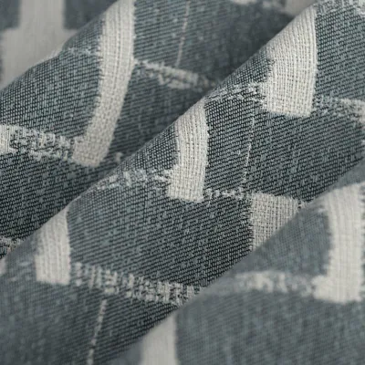 Productafbeelding van Jacquardstof, 140 cm breed, blauw-wit, MT