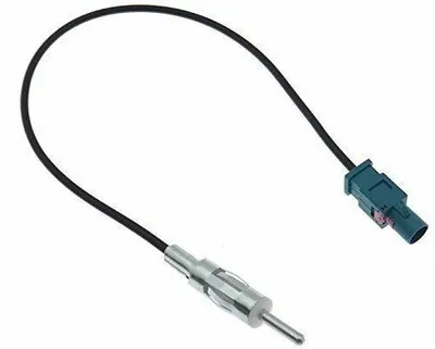 Auto PKW Radio Antennen Adapter FAKRA auf DIN ISO Stecker Kabel – Produktansicht