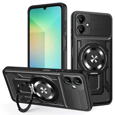 Produktbild von Techsuit – RuggedCam-Hülle für Samsung Galaxy A06 – schwarz