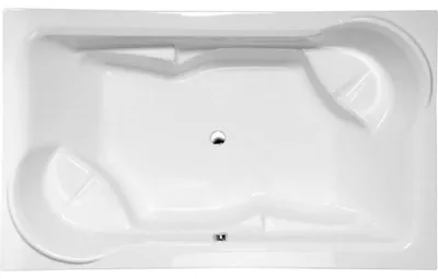 Produktbild von DUO Rechteckwanne mit Rahmengestell 200 x 120 x 45 cm, weiß