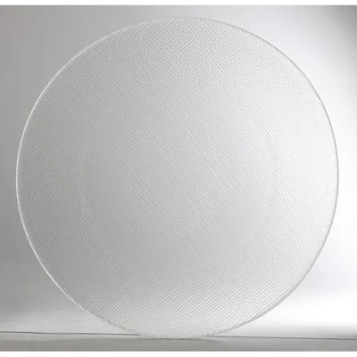 Produktbild von 12x Platzteller Inca, Transparent, 31cm, aus Glas, für Speisen, als Servierplatte, zur Dekoration von Essen, Geschirr für Küche und Tisch, Untersetzer