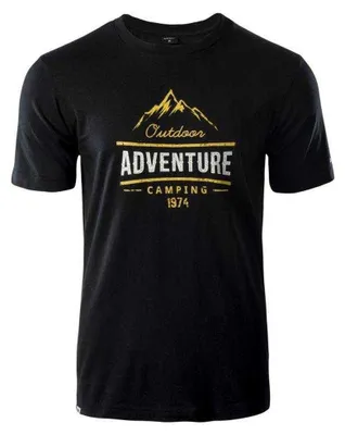 Produktbild von Hi-Tec - "Lore" T-Shirt für Herren, Baumwolle PP13524 (XL) (Schwarz)