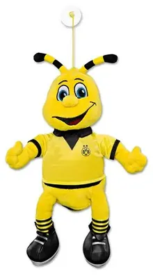 Produktbild von BVB Plüschfigur Emma mit Saugnapf 20cm