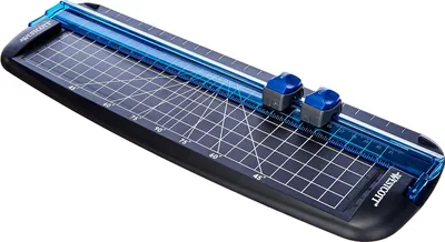 Produktbild von Papierschneider 30 cm mit Standfuß und Falzmesser - Präzises und vielseitiges Schneiden