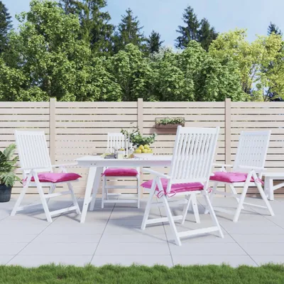 Produktbild von The Living Store Stuhlkissen 4 Stk. Rosa 40x40x7 cm Stoff