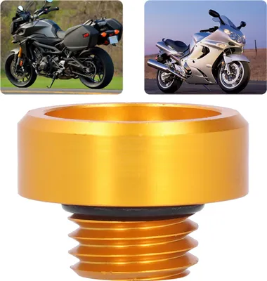 Image de Bouchon de remplissage d'huile moteur en alliage d'aluminium à vis Convient pour Honda ARX1200 CB1000 CB1000RGold