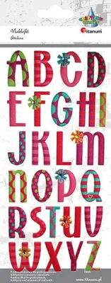 Produktbild von 3D-Alphabet-Aufkleber Titanum Craft-Fun Serie
