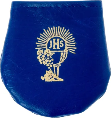 Produktbild von Blaues Etui für einen Kommunionsrosenkranz für einen Jungen, aus