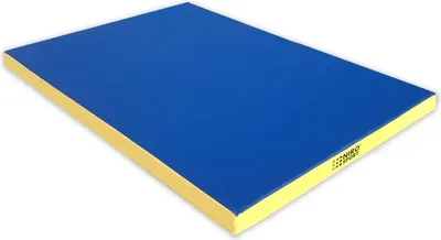 Produktbild von NiroSport Turnmatte Weichbodenmatte 140 x 100 x 8 cm Blau Schutzmatte Gymnastikmatte Fitnessmatte Yogamatte