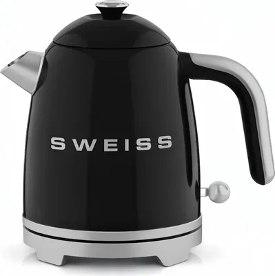 Produktbild von SWEISS Vintage Elektrischer Wasserkocher KTS9 - Schwarz