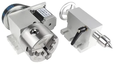 Zdjęcie produktu dla Frezarka CNC, obsługa 4. osi, precyzyjny uchwyt 4-punktowy, 3-szczękowy K11-80