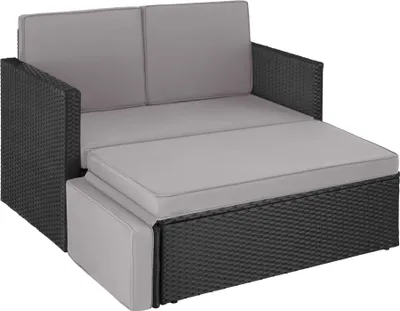 Produktbild von tectake® Rattan Lounge Korfu 2-Sitzer widerstandsfähig