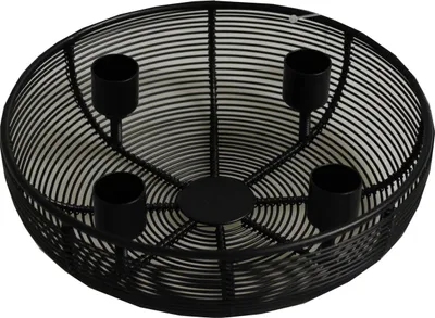 Image de W Couronne de l'Avent Ø 20,5 cm, noir