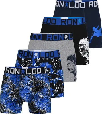 Produktbild von CR7 Cristiano Ronaldo Retro-Pants unterhose männer herren BOYS Multicolour1 116-128