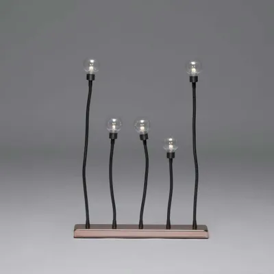 Produktbild von Konstsmide 3522-670TR, Schwarz, Kupfer, Stahl, IP20, 2,4 m, 10 Glühbirne(n), LED