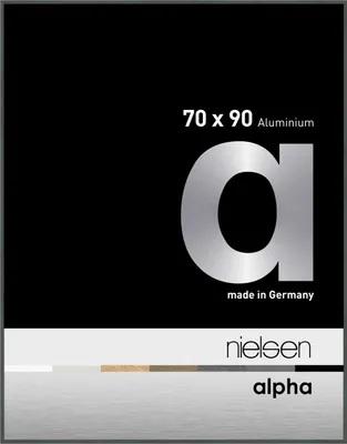 Produktbild von nielsen Aluminium Bilderrahmen Alpha, 70x90 cm, Platin