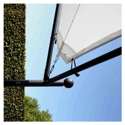 Produktbild von Pavillon BERLINO 400x400 cm anthrazit/weiß